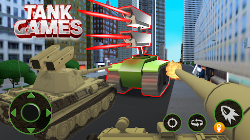 Android application Tank Games: Merge Warzone Army screenshort