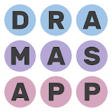 Dramas, alphabet soup icon