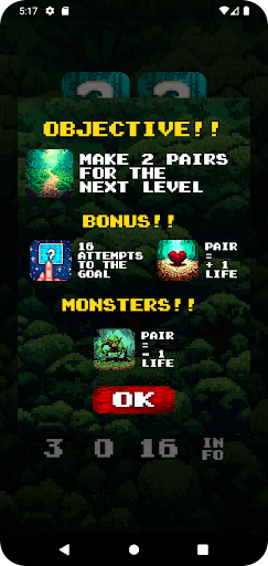 Matching Game Adventure Screen 2
