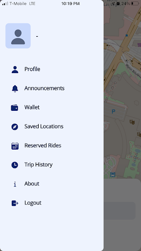 Android application ChronoCab Rider screenshort