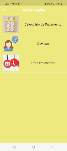 Android application Consulta Bolsa Família screenshort