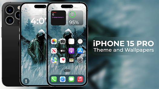 Captura 2 Launcher iPhone 15 Pro Max android