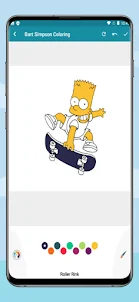 Bart Simpson Coloring