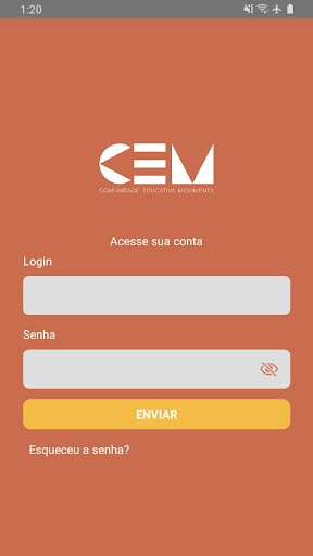 Android application Movimenta screenshort