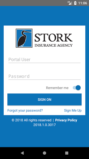 Android application Stork Mobile screenshort