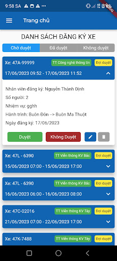 QLĐX Screen 3