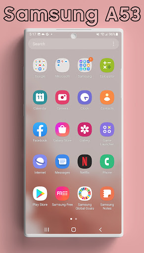 Android application Samsung A53 theme screenshort