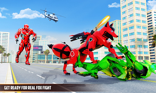 Скачать игру Wild Fox Transform Bike Robot Shooting: Robot Game для Android бесплатно