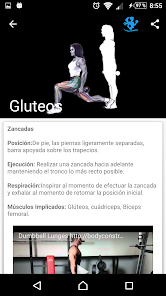 Captura de Pantalla 5 Gym Fitness & Workout Mujeres: android