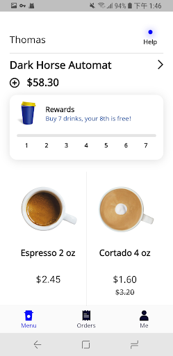 KioCafe Screen 2