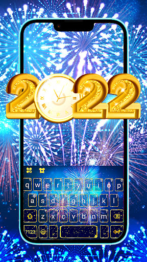 Android application New Year Firework Theme screenshort