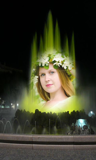 Android application Water Fountain HD Photo Frames screenshort