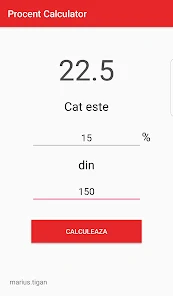 Calculator procent on sale