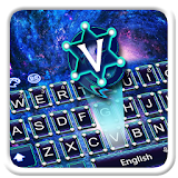 Shining Galaxy Keyboard Theme icon