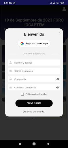 Eventos Consecomercio Screen 3