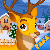 Reindeer Run FREE icon
