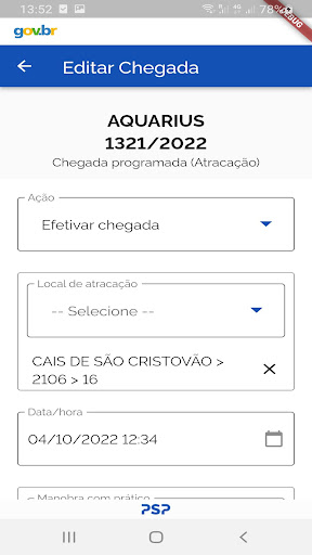 AplicativoPSP Screen 3