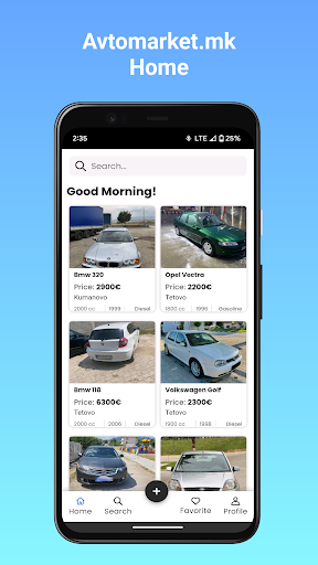 Android application Avtomarket.mk screenshort