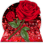 Cover Image of Herunterladen Red Rose Keyboard 10001004 APK