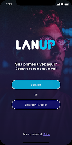 Android application LanUp screenshort