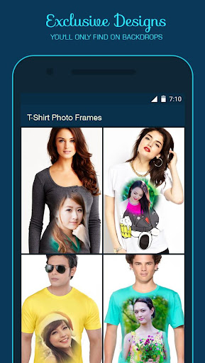 Android application T Shirt Photo Frame screenshort