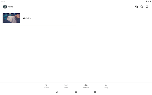 Nances Creek Baptist Church Screenshot