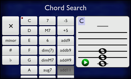 Piano Chord Search Screen 3