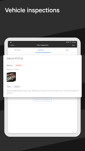 Screenshot of Motive Driver