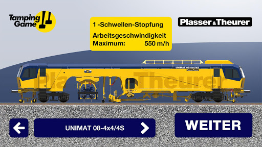 Tamping Game Screen 2