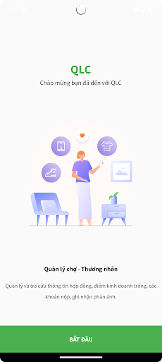 Android application Quản lý chợ - Thương Nhân screenshort