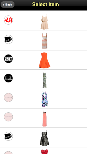 Android application Virtual Dressing Room screenshort