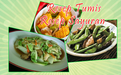 Resep Sayuran & Tumis Offline Screen 3