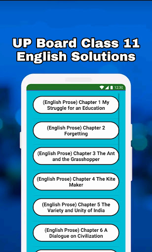 Screenshot of Class 11 English NCERT Notes