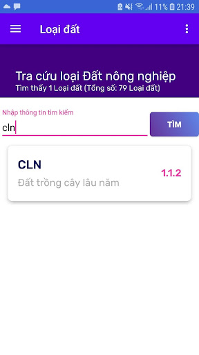 Tra cứu loại đất