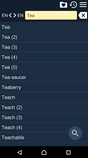 Android application Webster 1913 Dictionary screenshort