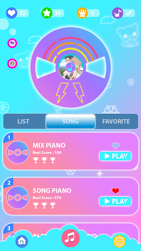 Android application Birthday Like Nastya Piano screenshort
