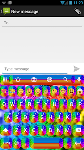 Emoji Keyboard Shading Rainbow
