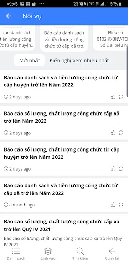 Cổng dữ liệu tỉnh Hà Giang Screen 2