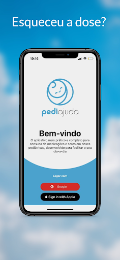 Android application pediajuda screenshort