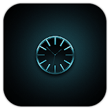 Live WallPaper Black Clock icon