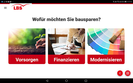 LBS Beraterapp Screen 2