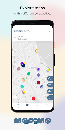 Android application Mapimo screenshort
