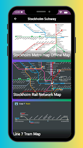 Mapa do Metrô de Estocolmo