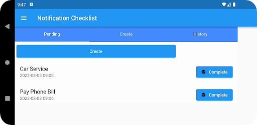 App screenshot