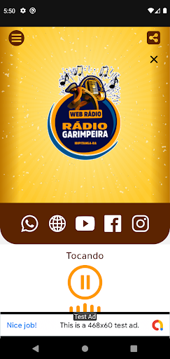 Rádio Garimpeira Screen 2