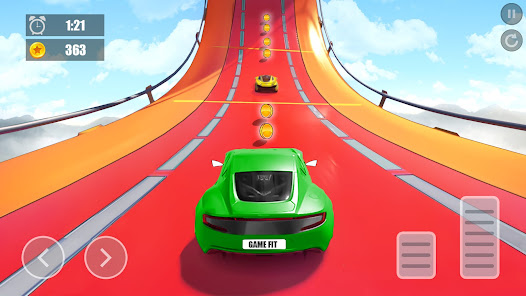 Captura de Pantalla 13 Mega Ramps Car Racing Games android