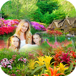 Garden photo frame : Decorate your Photos Apk