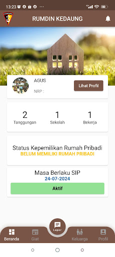 Android application RUMDIN KEDAUNG screenshort