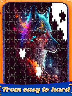 Wolf Puzzles Jigsaw - Screenshot 1