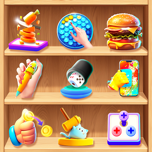 Antistress Toys: Pop It Games Logo